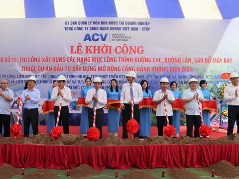 Khởi công đường băng mới sân bay Điện Biên