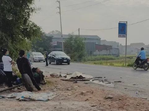 Xe tải tông chết người phụ nữ rồi bỏ trốn