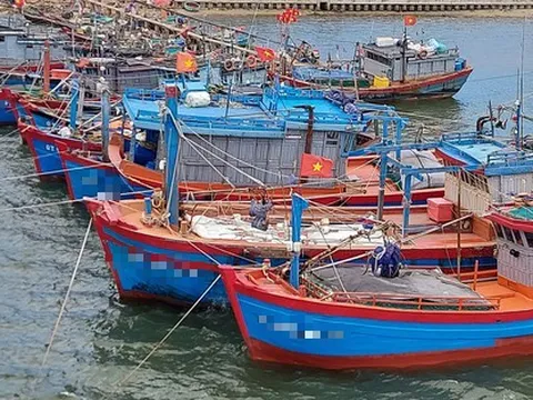 Truy bắt một tàu cá sau tin báo khẩn của 9 ngư dân