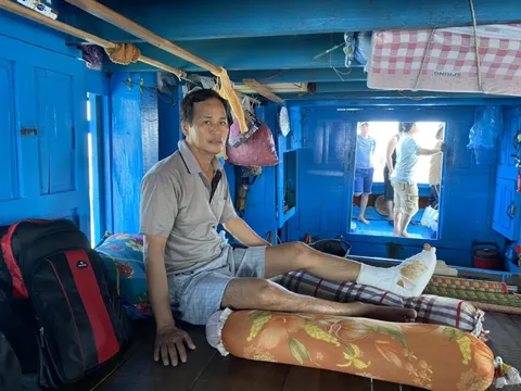 Ngư dân Quảng Ngãi kể lại giây phút bị bắn trọng thương ở ngư trường Trường Sa