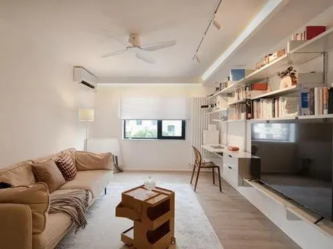 Loại bỏ 2/3 phòng ngủ, đôi vợ chồng biến căn hộ 64m2 thành nơi rộng rãi không tưởng