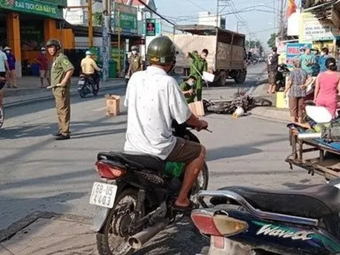 Một nam sinh bị xe tải cán tử vong trên đường đi học