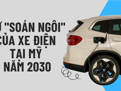 Hơn một nửa số ô tô bán ra tại Mỹ năm 2030 sẽ là xe điện