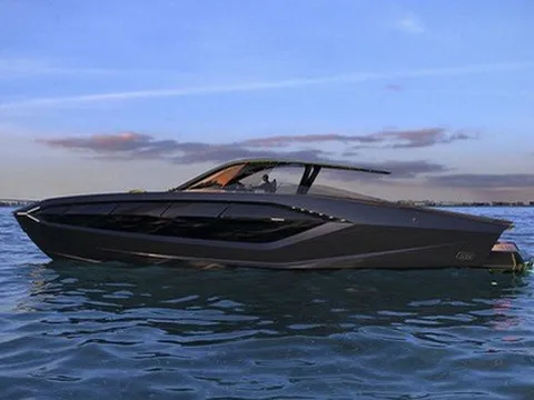 Lamborghini hạ thủy siêu du thuyền Lamborghini 63: Nội thất như siêu xe