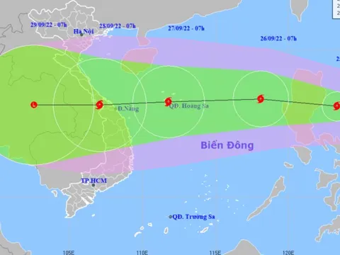 Bão NORU dự báo giật cấp 15 huớng vào miền Trung