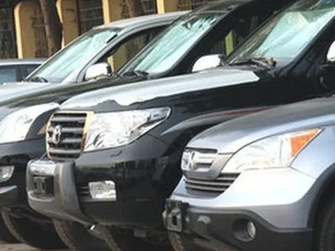 Đề xuất xe công vụ được mua tối đa là 1,6 tỷ đồng/xe