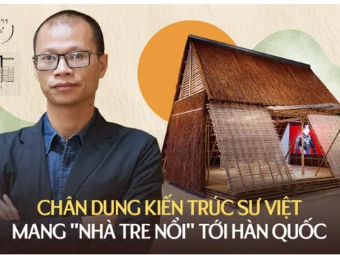 KTS Đoàn Thanh Hà mang 'nhà tre nổi' Việt đến bảo tàng Hàn Quốc