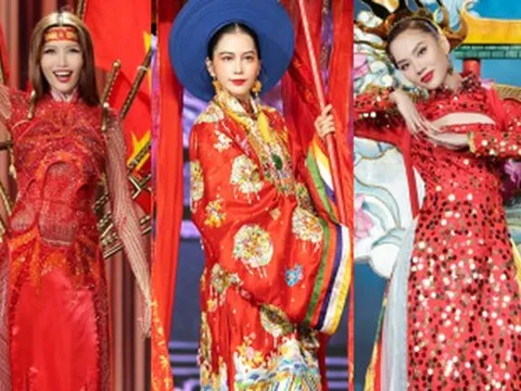 Toàn cảnh đêm thi trang phục dân tộc Hoa hậu Hoà bình Việt Nam: Thuỳ Tiên và dàn sao đổ bộ, hàng loạt thiết kế cực độc đáo