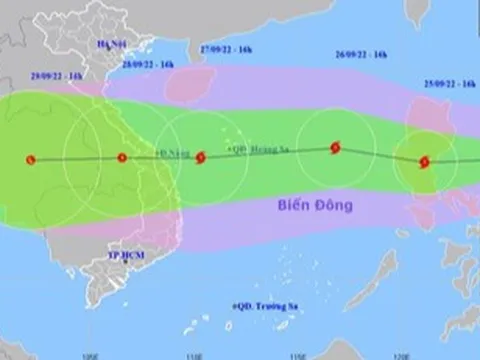 Bão Noru khả năng giật cấp 16 khi tiến vào gần bờ biển Thừa Thiên - Huế đến Quảng Ngãi