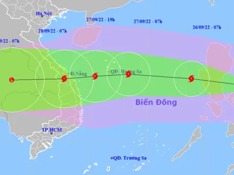 Bão Noru giật cấp 17 hướng vào Thừa Thiên - Huế đến Bình Định