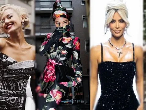 Milan Fashion Week: Châu Bùi ngồi hàng ghế đầu, Kim "siêu vòng 3" hóa "nàng thơ"