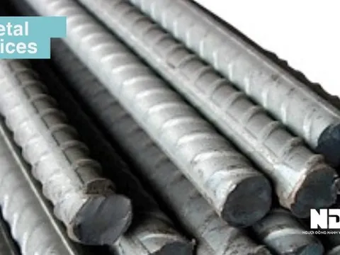 Giá thép thanh vằn, quặng sắt tại Trung Quốc đều giảm