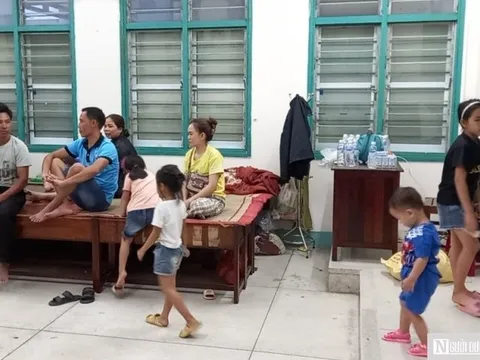 Chùm ảnh: Bên trong những điểm sơ tán "chạy bão" Noru ở Tp.Đà Nẵng