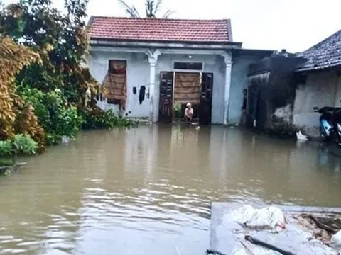 Nghệ An: Mưa lớn kéo dài trong đêm khiến nhiều địa phương ngập úng