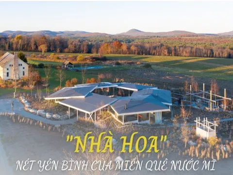 Ngôi nhà như bông hoa bung nở giữa miền quê nước Mỹ: Trải nghiệm sống bình yên cho tâm hồn