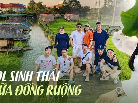 Ghé thăm khu du lịch nằm giữa đồng ruộng xanh mướt, trải nghiệm những thú vui tao nhã của người miền Tây