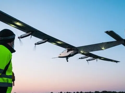 Máy bay năng lượng mặt trời ở trên không nhiều tháng, nhẹ chỉ bằng chiếc SUV