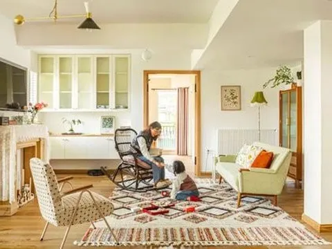 Bà mẹ 2 con quyết đập thông 3 phòng để có thêm không gian vui đùa cho bé