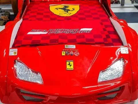 Đấu giá đồ vật mang logo Ferrari: Giường hơn trăm triệu, thùng rác 70 triệu