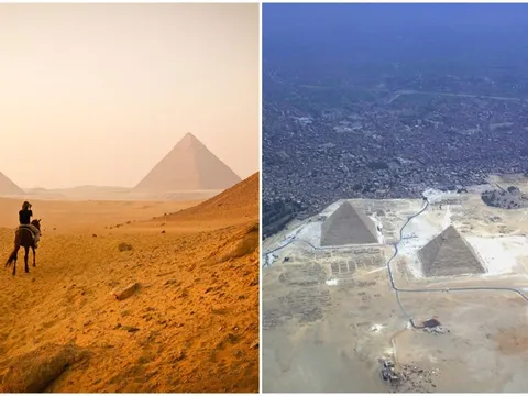 Khung cảnh thực sự xung quanh các kỳ quan bậc nhất thế giới