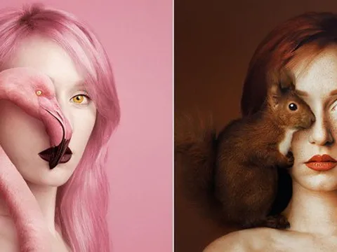 Hoà trộn vẻ đẹp của con người và loài vật, nhiếp ảnh gia cho ra đời bộ ảnh nghệ thuật đầy ý nghĩa