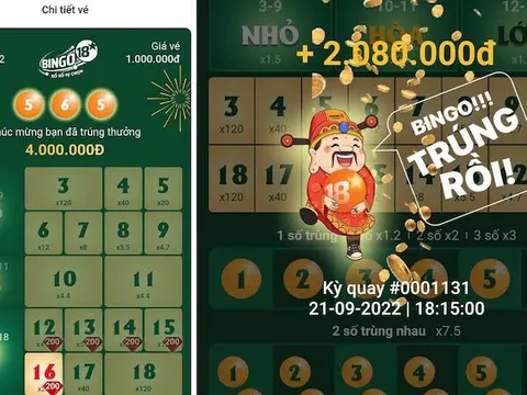 Chơi xổ số nhanh Bingo18: Dễ dàng, xổ nhanh và tiện lợi