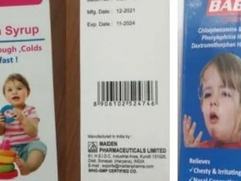 Vụ 66 trẻ nghi tử vong vì siro ho: Việt Nam chưa cấp đăng ký lưu hành