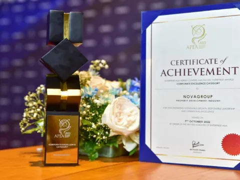 NovaGroup được vinh danh “Doanh nghiệp xuất sắc châu Á” 2022