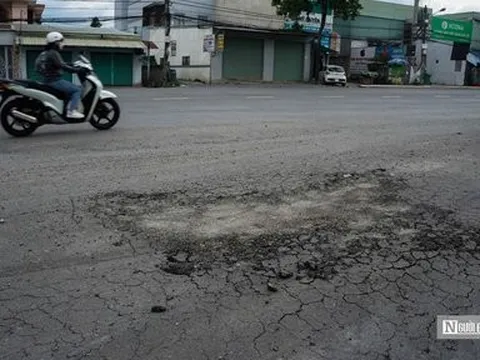 Tuyến đường chưa nghiệm thu đã xuống cấp, nhà thầu cam kết sửa chữa