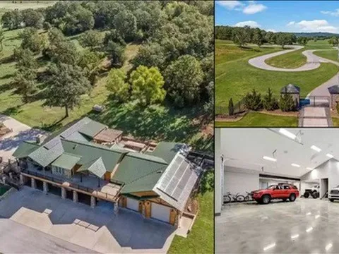 Biệt thự dành cho tín đồ ô tô: Có cả đường đua gần 2km, giá 6,7 triệu USD