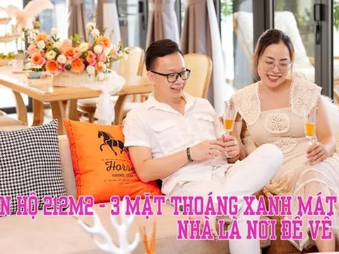 Căn hộ 212m2 đủ công năng với 3 mặt thoáng xanh mát gần Hà Nội