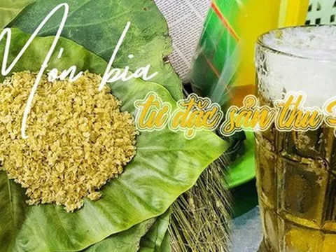 Món bia làm từ đặc sản thu Hà Nội: Khách nước ngoài khen nức nở, cả năm chỉ được uống 1 dịp