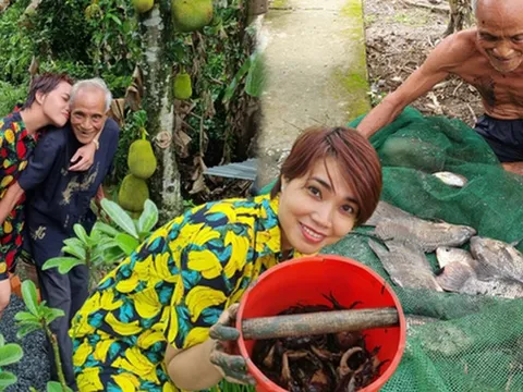 Con rể từ Đức về chơi, choáng ngợp khu vườn 1.500m2 của bố vợ, cả tuần không cần đi chợ