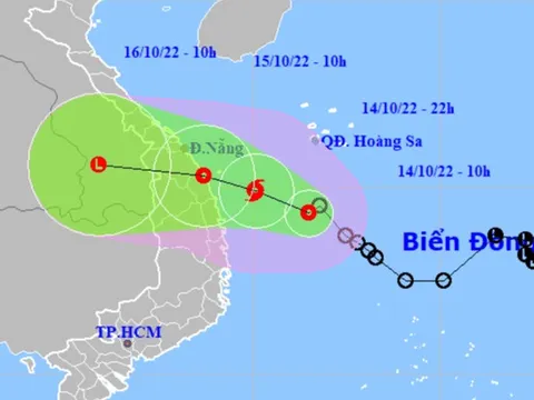 Bão số 5 hướng vào Trung Bộ, dự báo có mưa lớn