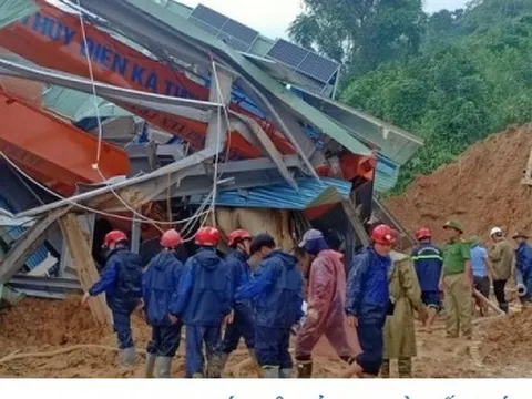 Ngày đêm dầm mình tìm nạn nhân mất tích sau vụ sạt lở ở thuỷ điện Kà Tinh 1