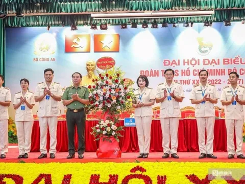 Khai mạc trọng thể Đại hội Đoàn Thanh niên Bộ Công an lần thứ XXII