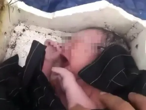 Phát hiện bé gái bị bỏ rơi trong thùng xốp ở Nha Trang