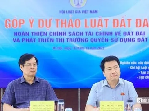 Hội thảo: Hoàn thiện chính sách tài chính về đất đai và phát triển thị trường quyền sử dụng đất