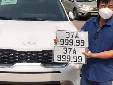 Đề xuất thí điểm đấu giá biển số xe đẹp trong 3 năm