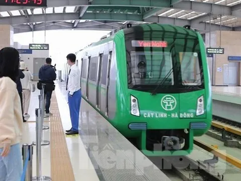 Đường sắt Cát Linh - Hà Đông: Chạy thêm 3 đoàn tàu, chỉ chờ 6 phút/chuyến