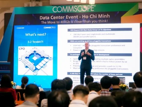 CommScope giới thiệu giải pháp trung tâm dữ liệu mới, đạt tốc độ 400G/800G