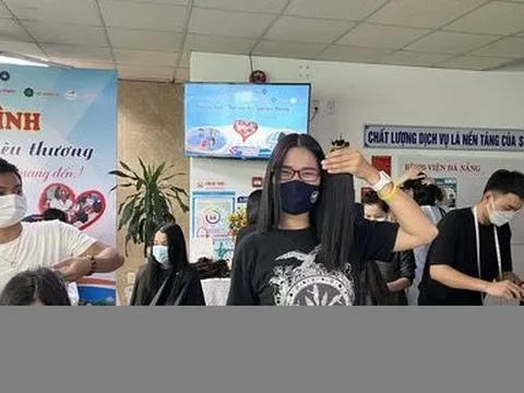 Đà Nẵng: Hiến tặng tóc cho các bệnh nhân ung thư