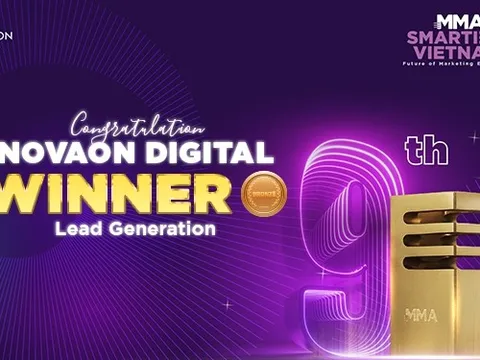 Novaon Digital được vinh danh tại MMA Smarties Vietnam 2022 hạng mục Lead Generation