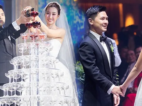 Những khoảnh khắc đẹp trong đám cưới của Đỗ Mỹ Linh