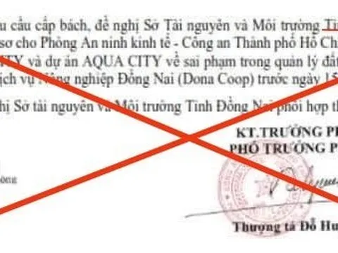 Công an TP.HCM bác bỏ thông tin "xác minh dự án Izumi City và Aqua City"