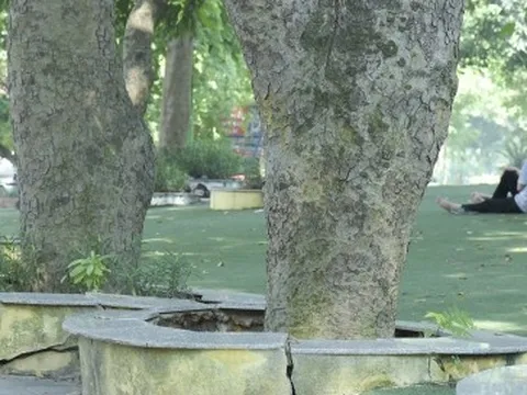 Công viên ở Cầu Giấy xuống cấp, người dân e dè khi vui chơi, thể dục thể thao