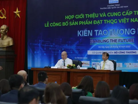 Họp báo về Lễ Công bố sản phẩm đạt Thương hiệu quốc gia Việt Nam 2022