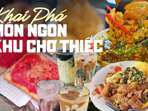 Khu chợ Thiếc ở TP.HCM có vô vàn món lạ miệng, thâm niên hơn chục năm cho giới trẻ khám phá