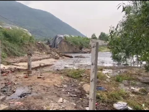 Vỡ hồ chứa chất thải rộng 5.000 m2 của Công ty Đại Nam