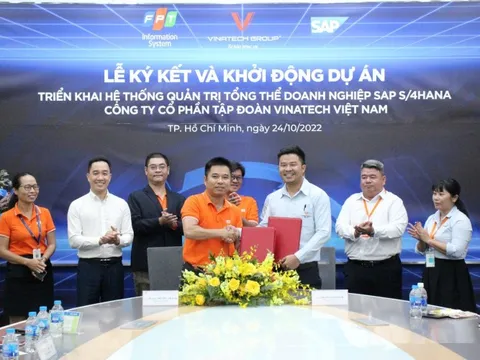 Vinatech Group triển khai hệ thống quản trị tổng thể doanh nghiệp SAP S/4HANA